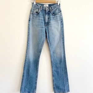 AGOLDE Vintage High Rise Flare Organic Cotton Jeans 24